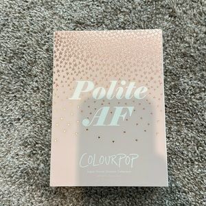 Colourpop Polite AF Super Shock Shadows